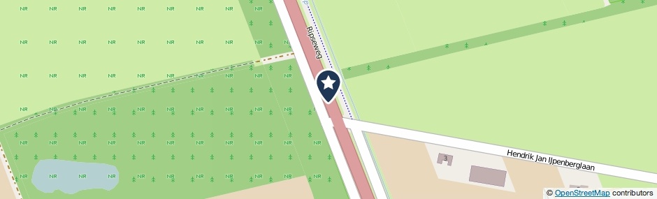 Kaartweergave Ripseweg in Elsendorp