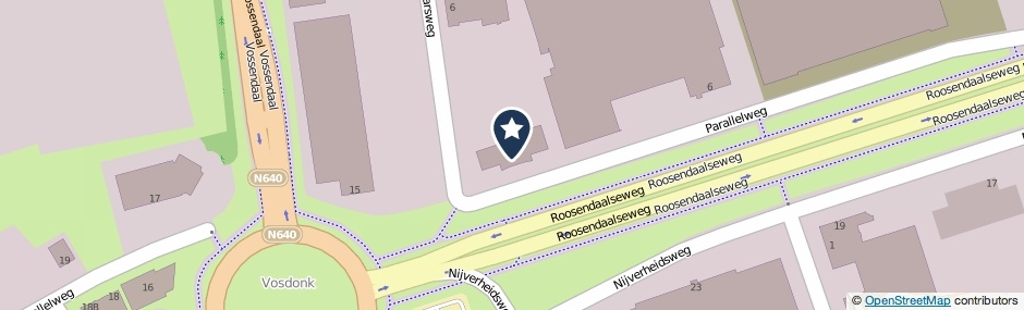 Kaartweergave Parallelweg 13 in Etten-Leur