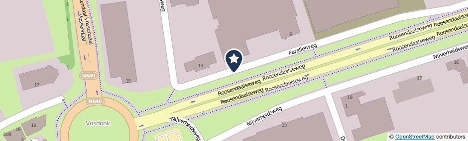 Kaartweergave Parallelweg in Etten-Leur