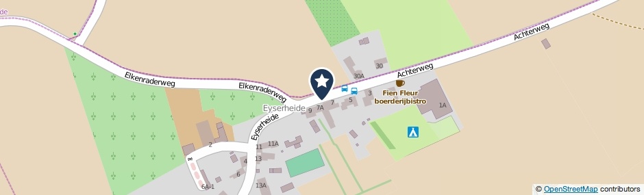Kaartweergave Eyserheide in Eys