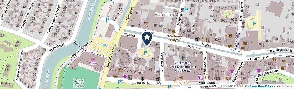 Kaartweergave Ockingahiem 21 in Franeker
