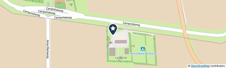 Kaartweergave Campvlietweg in Geersdijk