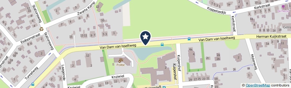 Kaartweergave Van Dam Van Isseltweg in Geldermalsen