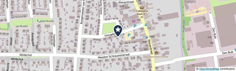 Kaartweergave Vreugdendaal 9 in Gilze