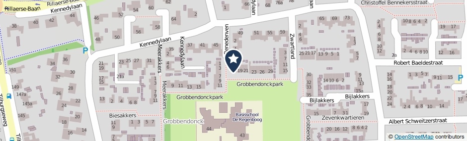 Kaartweergave Grobbendonckpark 17 in Goirle