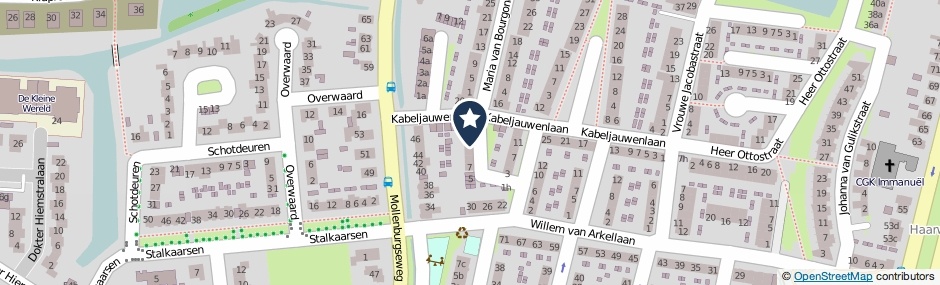 Kaartweergave Hoekenstraat 10 in Gorinchem