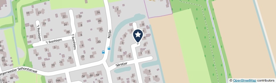 Kaartweergave Butergers in Gorredijk