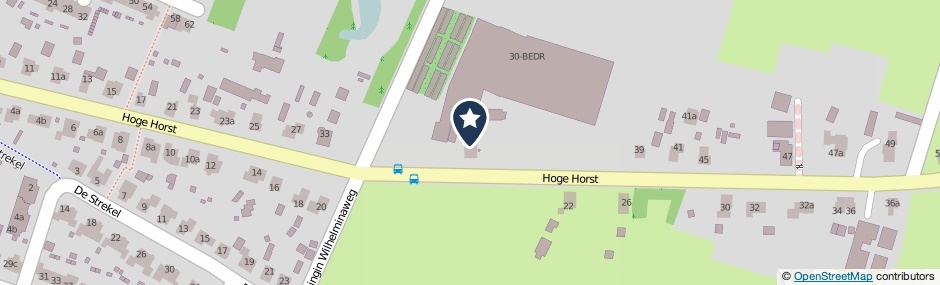 Kaartweergave Hoge Horst 37 in Groesbeek