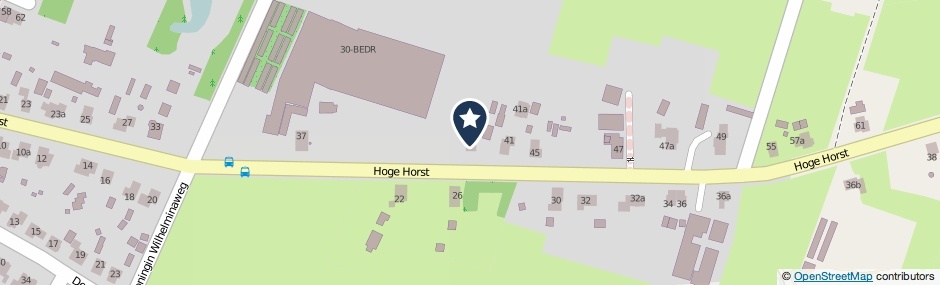 Kaartweergave Hoge Horst 39 in Groesbeek