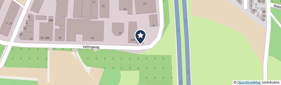 Kaartweergave Veilingweg 39 in Gronsveld