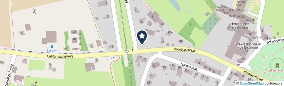 Kaartweergave Parallelweg 1 in Grubbenvorst