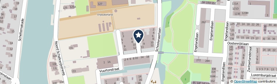 Kaartweergave Oliemolenplaats in Haarlem