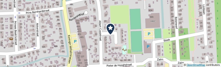 Kaartweergave Ferdinand Bolstraat in Hardinxveld-Giessendam