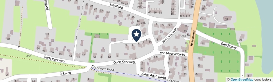 Kaartweergave Van Arnhemweg in Hattem