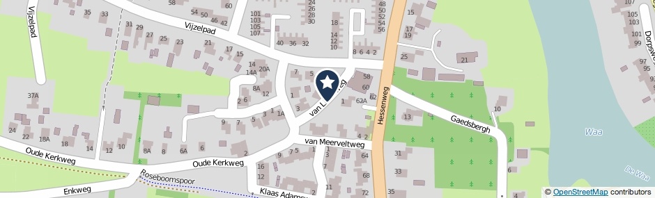 Kaartweergave Van Lintelweg in Hattem