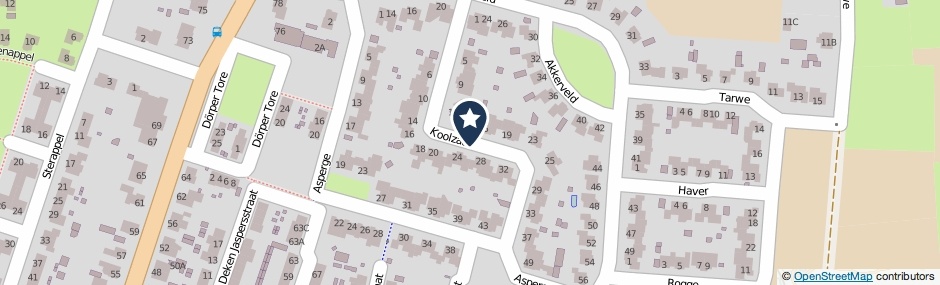 Kaartweergave Koolzaad in Helden