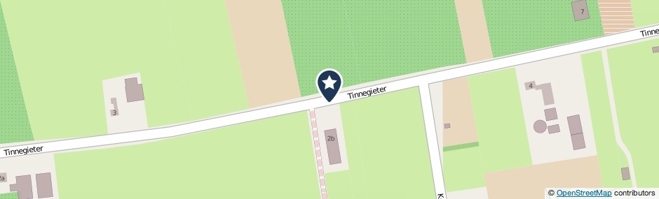 Kaartweergave Tinnegieter in Hellouw