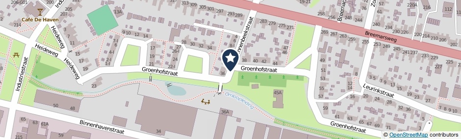 Kaartweergave Groenhofstraat in Hengelo (Overijssel)