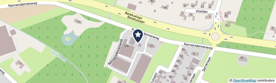 Kaartweergave Reimersdennenweg in Hengelo (Overijssel)