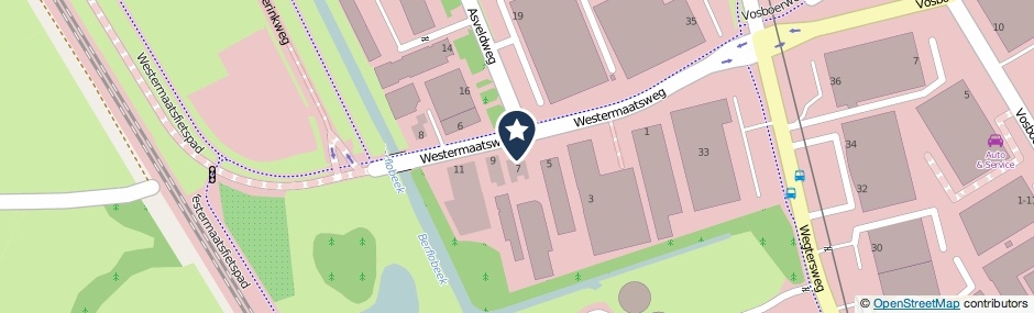 Kaartweergave Westermaatsweg in Hengelo (Overijssel)
