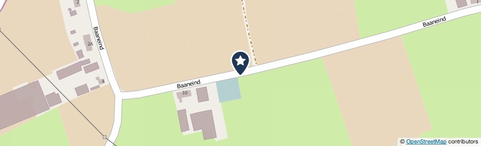 Kaartweergave Baaneind in Heukelom
