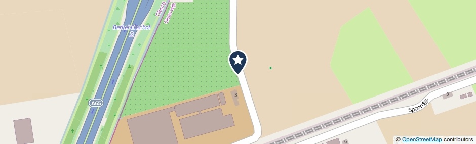 Kaartweergave Dijkweg in Heukelom