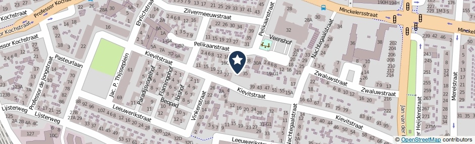 Kaartweergave Kievitstraat 31 in Hilversum