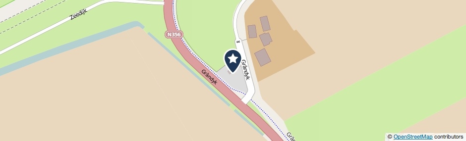 Kaartweergave Grandyk 9 in Holwerd