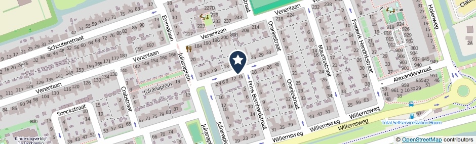 Kaartweergave Mecklenburgstraat in Hoorn (Noord-Holland)