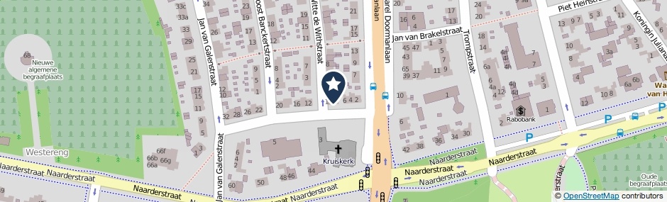 Kaartweergave Jacob Van Wassenaerstraat 8 in Huizen