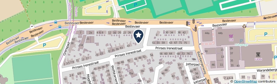 Kaartweergave Kleinejanstraat 1 in Huizen