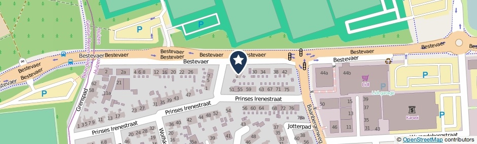 Kaartweergave Kleinejanstraat 4 in Huizen