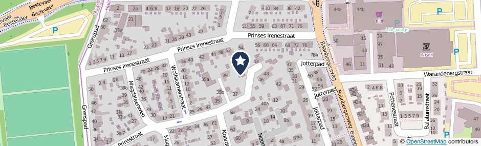 Kaartweergave Piet Prinsstraat 41 in Huizen