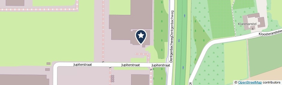 Kaartweergave Jupiterstraat 2 in Kerkrade