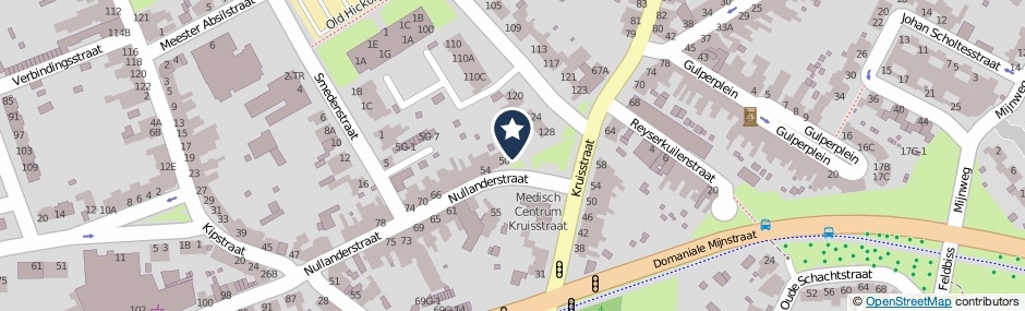 Kaartweergave Nullanderstraat 48 in Kerkrade
