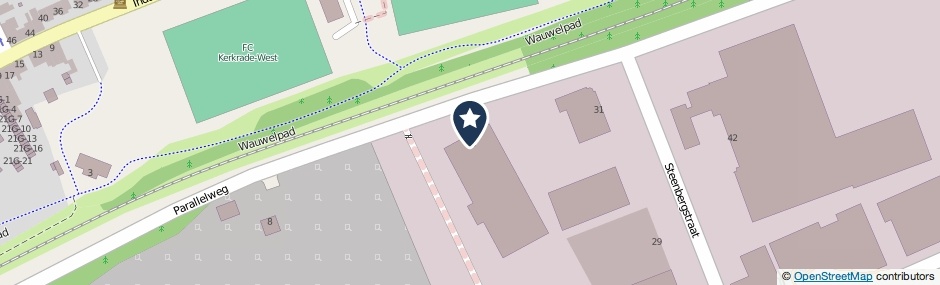 Kaartweergave Parallelweg 38 in Kerkrade