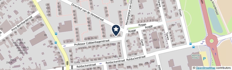 Kaartweergave Prof.Cobbenhagenstraat 101 in Kerkrade