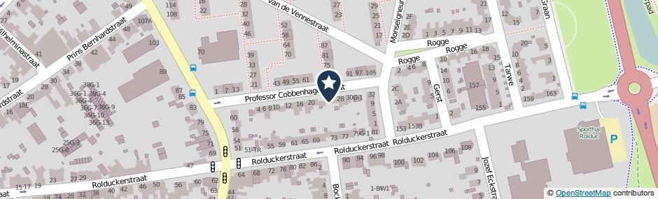 Kaartweergave Prof.Cobbenhagenstraat 24 in Kerkrade