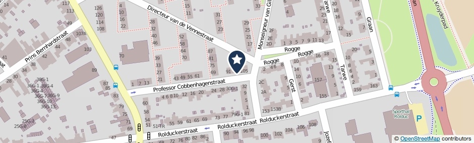 Kaartweergave Prof.Cobbenhagenstraat 99 in Kerkrade