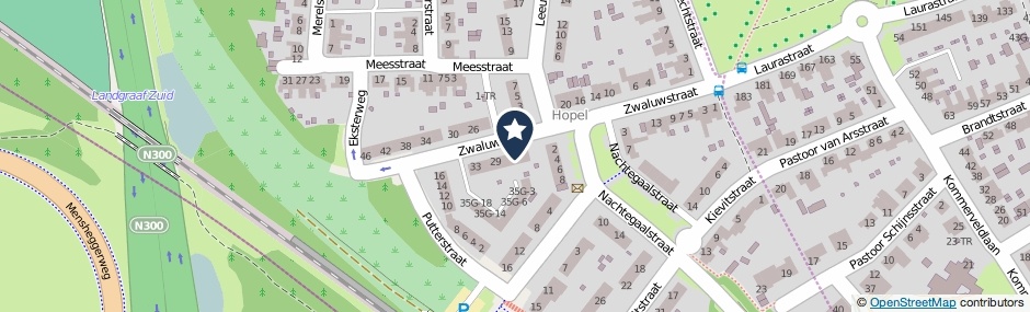 Kaartweergave Zwaluwstraat 25 in Kerkrade