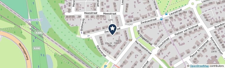 Kaartweergave Zwaluwstraat 29 in Kerkrade
