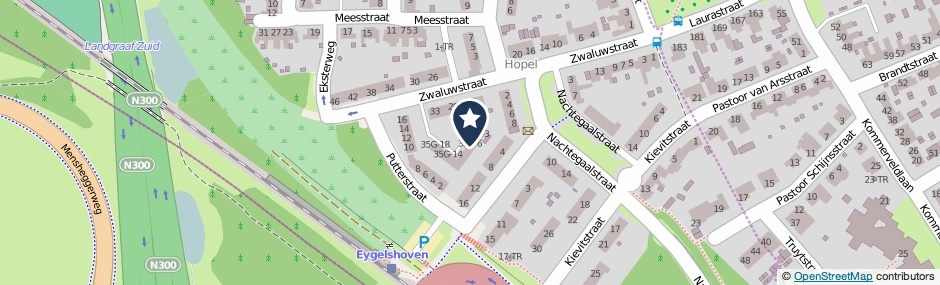 Kaartweergave Zwaluwstraat 35-G6 in Kerkrade