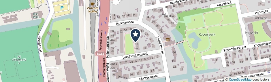 Kaartweergave Leeghwaterstraat 26 in Koog Aan De Zaan