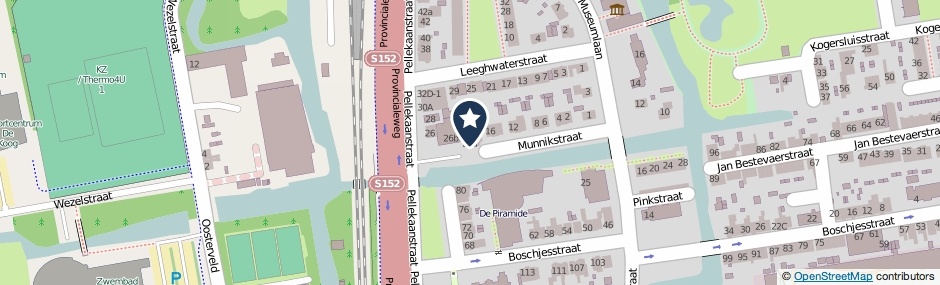 Kaartweergave Pellekaanstraat 26-A in Koog Aan De Zaan