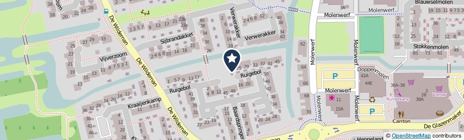 Kaartweergave Ruigebol 21 in Koog Aan De Zaan