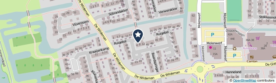 Kaartweergave Ruigebol 6 in Koog Aan De Zaan