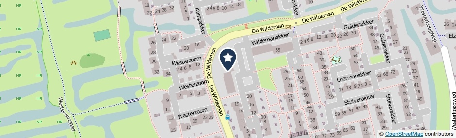 Kaartweergave Wildemanakker 12 in Koog Aan De Zaan