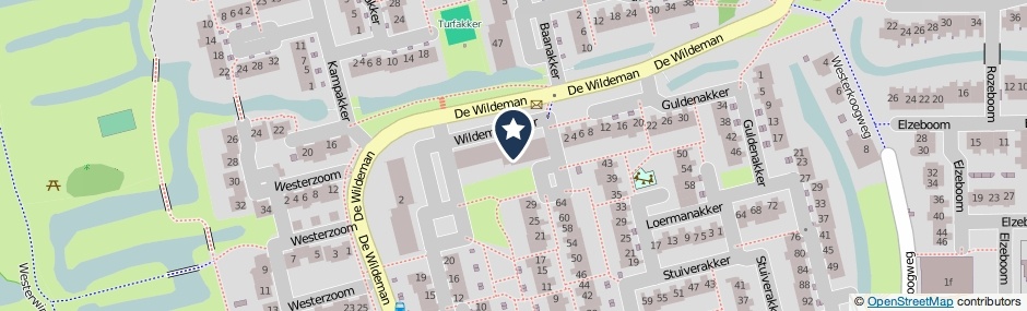 Kaartweergave Wildemanakker 7 in Koog Aan De Zaan