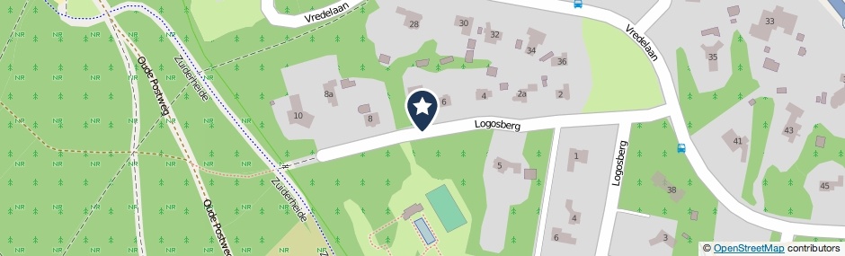 Kaartweergave Logosberg in Laren (Noord-Holland)