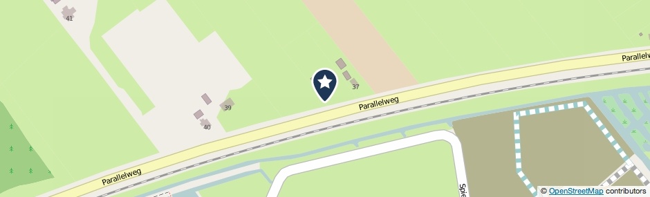 Kaartweergave Parallelweg 38 in Leerdam